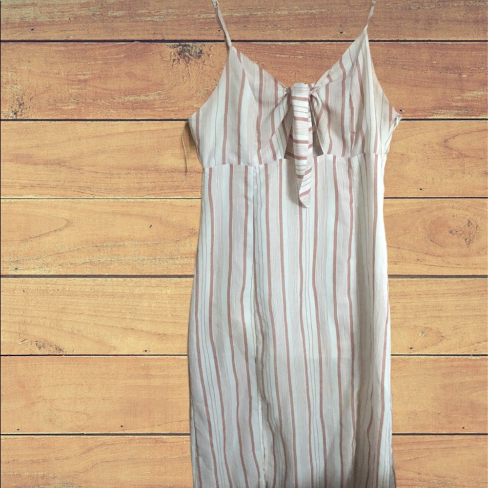 Morrisday the Label strap peep dress. Sz. M